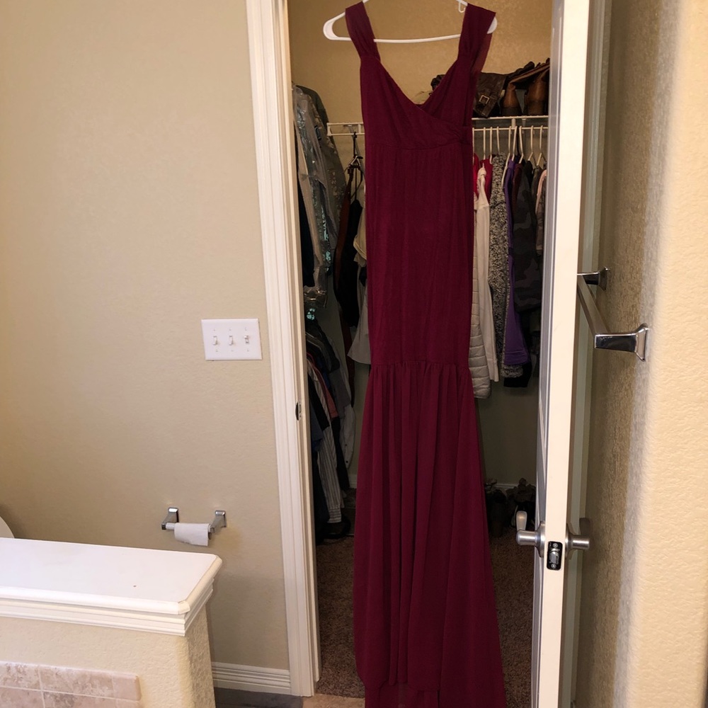 Maternity maxi dress